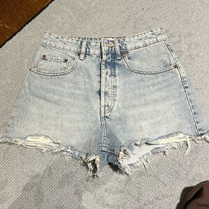 Denim shorts